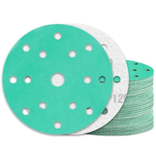 KONGMING 60 Stück Schleifpapier 150mm Klett Körnung 120 15 Loch für Exzenterschleifer KONGMING 60 Stück Schleifpapier 150mm Klett Körnung 120 15 Loch für Exzenterschleifer von KONGMING