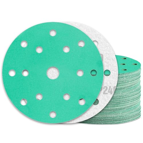 KONGMING 60 Stück Schleifpapier 150mm Klett Körnung 240 15 Loch für Exzenterschleifer KONGMING 60 Stück Schleifpapier 150mm Klett Körnung 240 15 Loch für Exzenterschleifer von KONGMING
