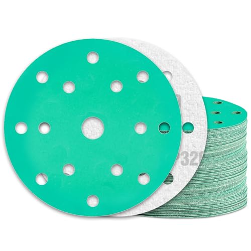 KONGMING 60 Stück Schleifpapier 150mm Klett Körnung 320 15 Loch für Exzenterschleifer KONGMING 60 Stück Schleifpapier 150mm Klett Körnung 320 15 Loch für Exzenterschleifer von KONGMING