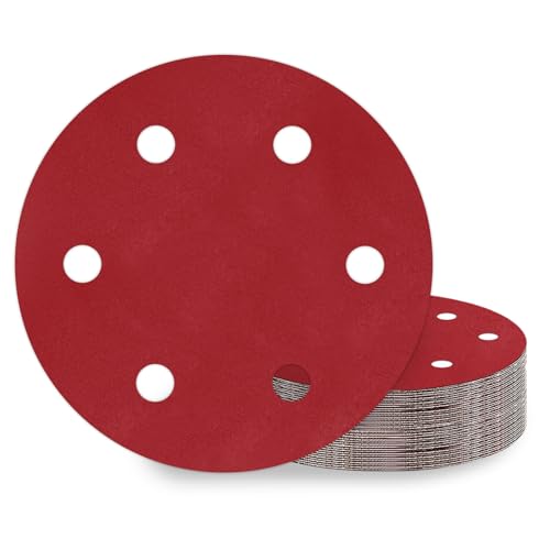 KONGMING Schleifpapier 225mm Klett 25 Stück 6 Loch Körnung P400 für Trockenbauschleifer Schleifgiraffe langhalsschleifer KONGMING Schleifpapier 225mm Klett 25 Stück 6 Loch Körnung P400 für Trockenbauschleifer Schleifgiraffe langhalsschleifer von KONGMING