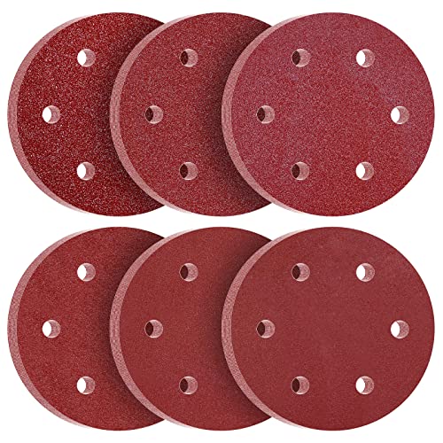 KONGMING Schleifpapier 225mm Klett 60 Stück 6 Loch Körnung P40 P60 P80 P120 P180 P240 für Trockenbauschleifer Schleifgiraffe langhalsschleifer KONGMING Schleifpapier 225mm Klett 60 Stück 6 Loch Körnung P40 P60 P80 P120 P180 P240 für Trockenbauschleifer Schleifgiraffe langhalsschleifer von KONGMING