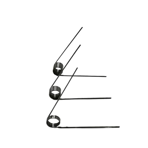 V-Spring, 0,7 Drahtdurchmesser Torsion kleiner Torsionsfeder, Haarnadelfeder, 180/120/90/60 Grad Torsions-Torsionsfeder, 10pcs, 3 Runden 120 Grad, 0,7mm, 4,0mm von KONGNY