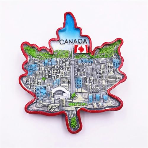 Souvenirs from around the world Resin magnetic fridge magnet - Canada Maple Leaf Chinese Restaurant von KONGZIZZW