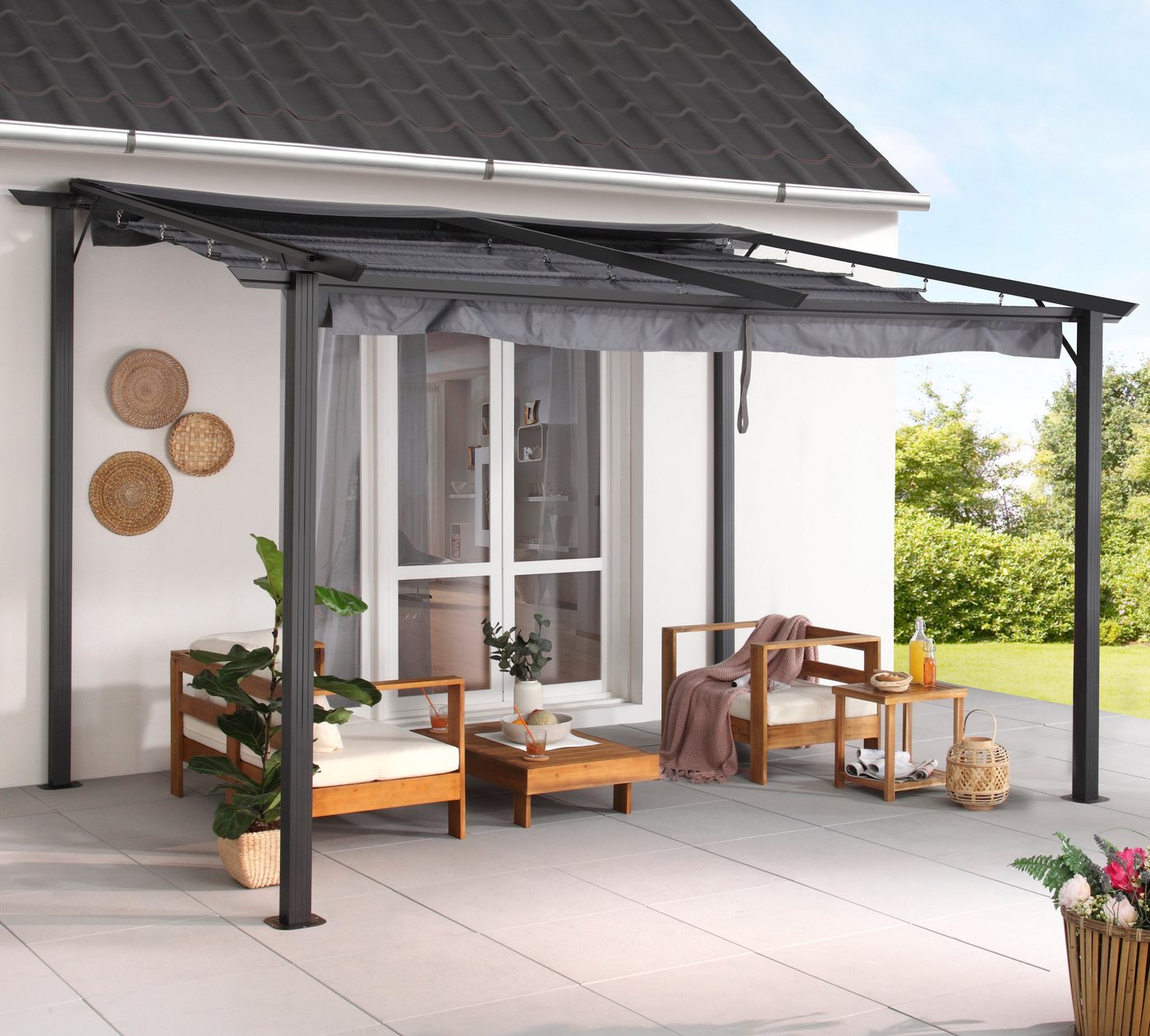 KONIFERA Anbaupavillon Vivara, BxT: 400x300 cm KONIFERA Anbaupavillon Vivara, BxT: 400x300 cm von KONIFERA