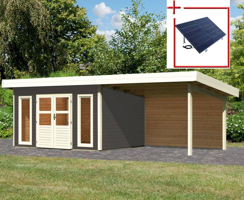 KONIFERA Gartenhaus Perlsee 4, BxT: 664x360 cm, mit Anbaudach KONIFERA Gartenhaus Perlsee 4, BxT: 664x360 cm, mit Anbaudach von KONIFERA