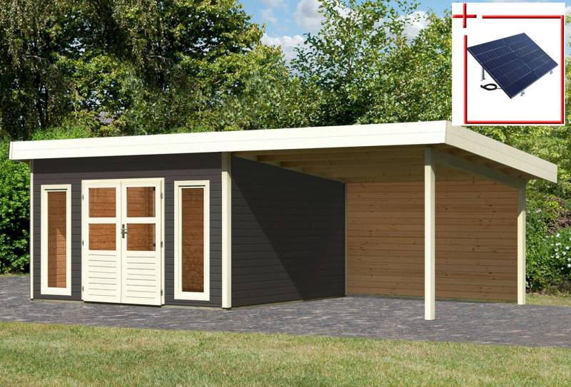 KONIFERA Gartenhaus Perlsee 5, BxT: 665x420 cm, mit Anbaudach KONIFERA Gartenhaus Perlsee 5, BxT: 665x420 cm, mit Anbaudach von KONIFERA