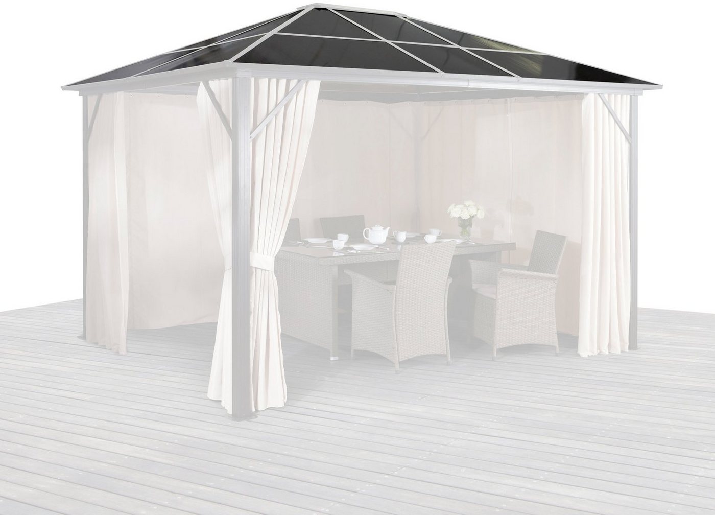 KONIFERA Pavillon-Ersatzdach Aruba, Dachplatten für »Aruba« 300x300 cm KONIFERA Pavillon-Ersatzdach Aruba, Dachplatten für »Aruba« 300x300 cm von KONIFERA
