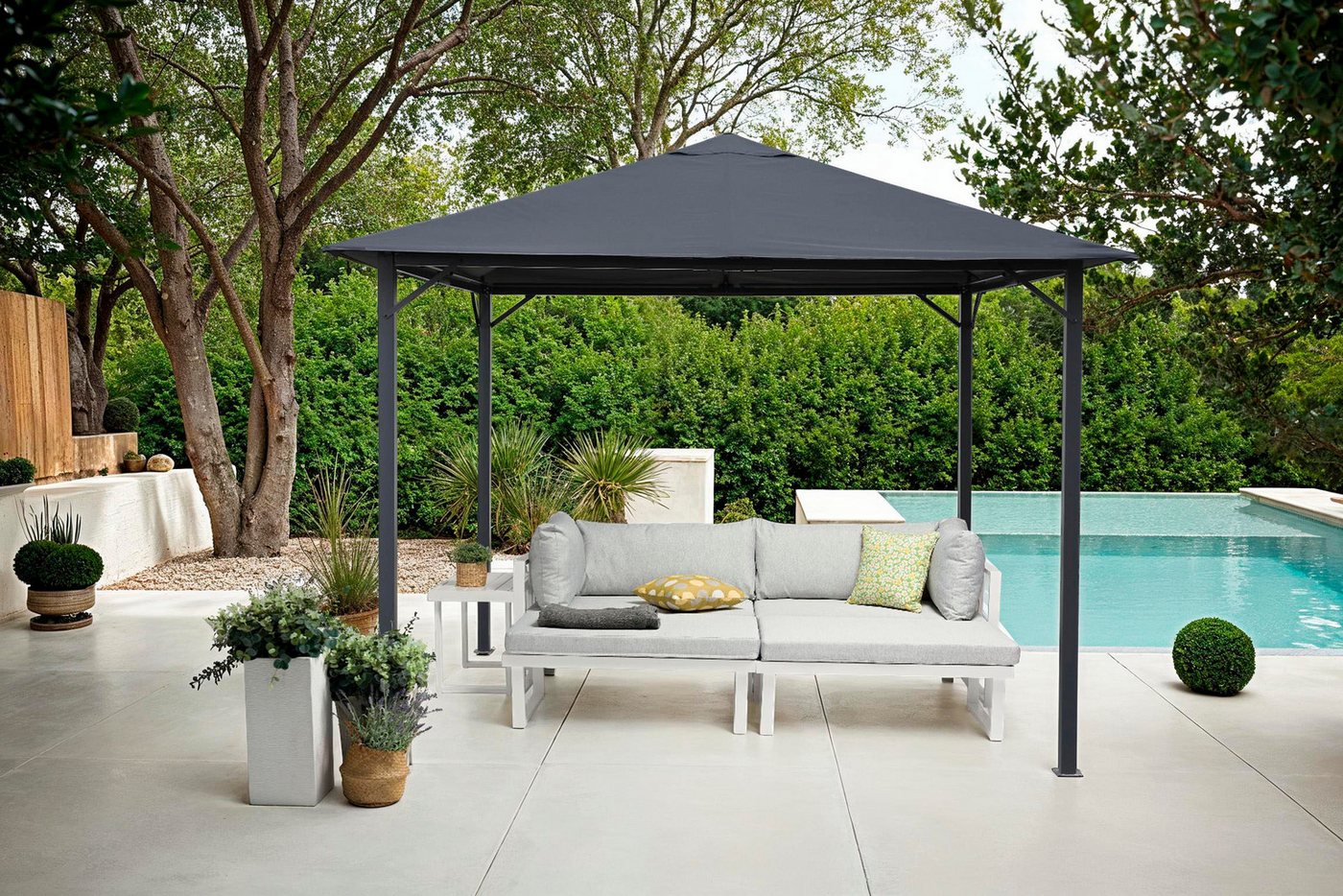 KONIFERA Pavillon Kreta, in BxT: 300x300 cm oder 400x300 cm von KONIFERA