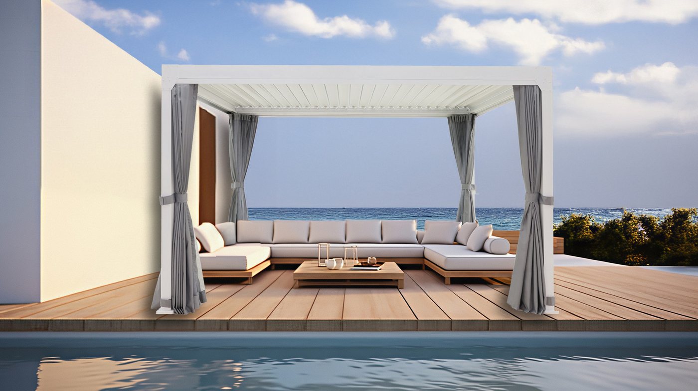 KONIFERA Pavillon Palma, mit 8 Seitenteilen, Pergola, mit Lamellendach KONIFERA Pavillon Palma, mit 8 Seitenteilen, Pergola, mit Lamellendach von KONIFERA