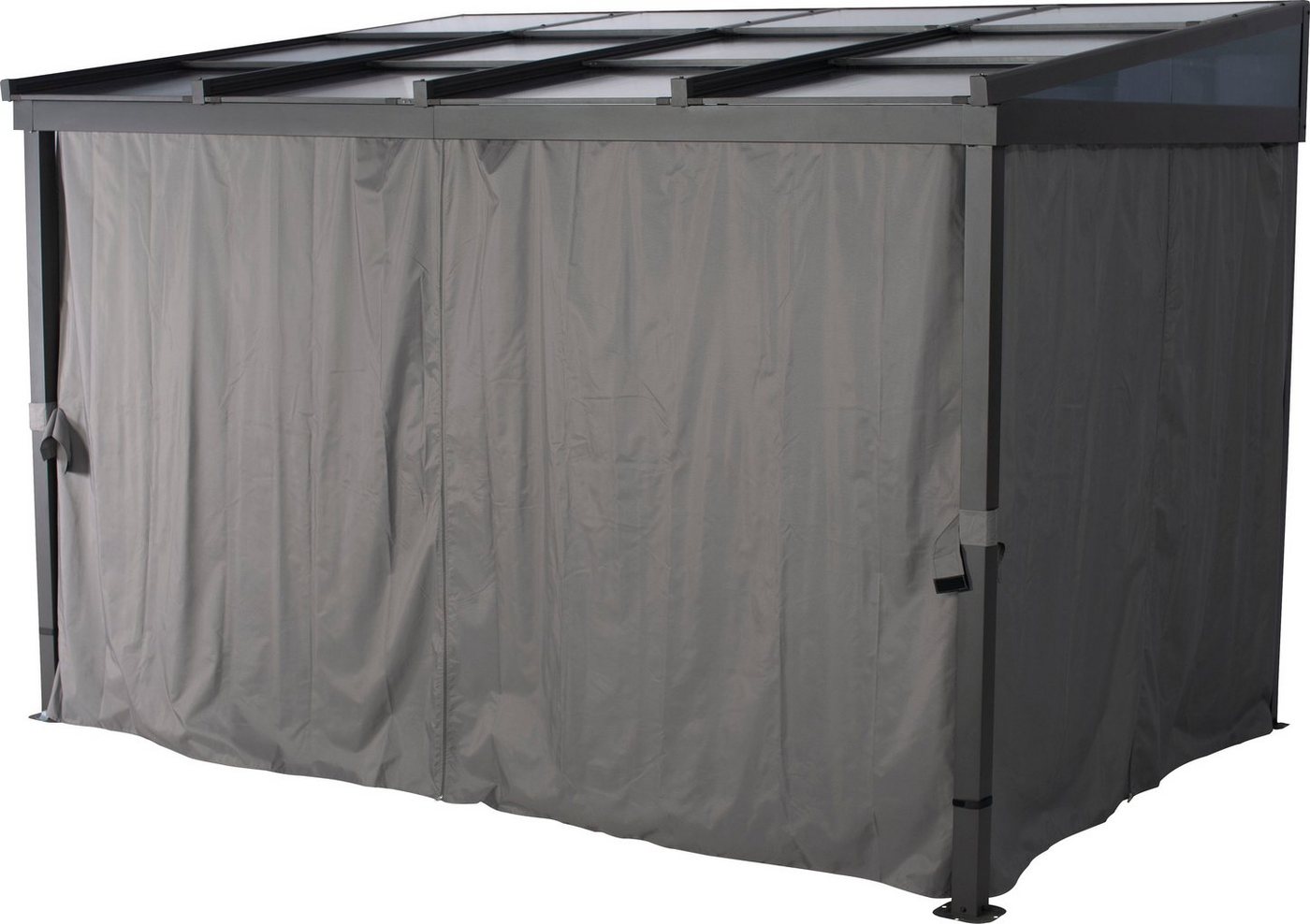 KONIFERA Pavillonseitenteil, für Anbaupavillon Bilbao, BxT: 423x300 cm, UV-beständig, wasserdicht KONIFERA Pavillonseitenteil, für Anbaupavillon Bilbao, BxT: 423x300 cm, UV-beständig, wasserdicht von KONIFERA