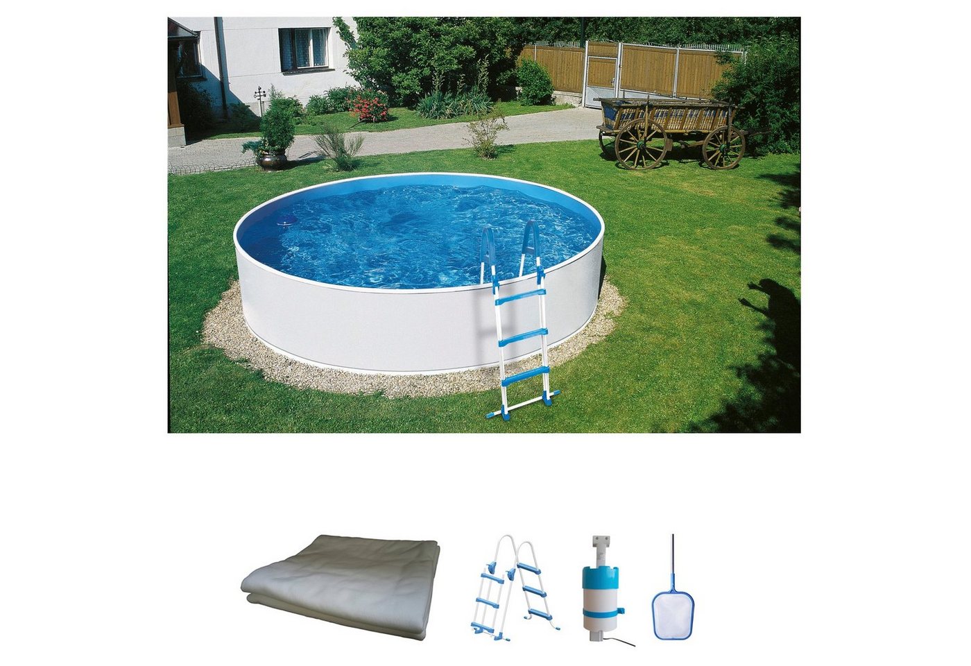 KONIFERA Rundpool RB AQUAFUN (Set, 5-tlg), ØxH: 355x90 cm von KONIFERA