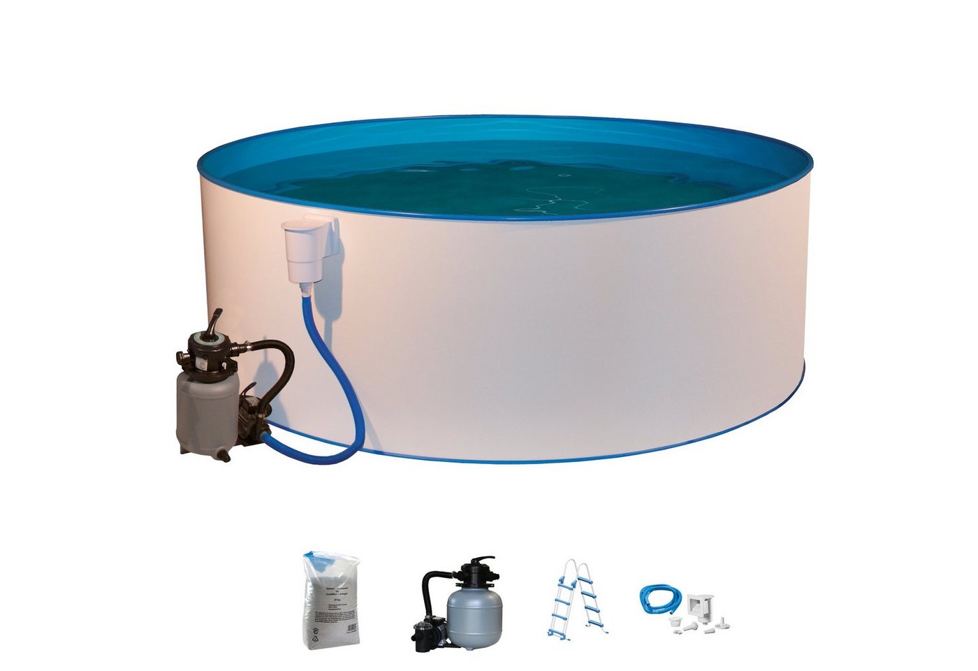 KONIFERA Rundpool SANTORINI 2 (Komplett-Set, 5-tlg), in verschiedenen Größen von Konifera