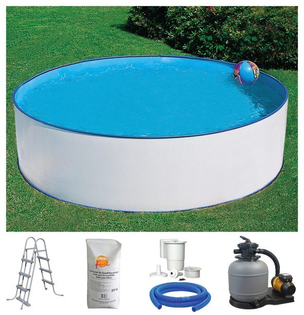 KONIFERA Rundpool USEDOM 2 (Komplett-Set, 5-tlg), Höhe 90 cm, in versch. Größen erhältlich von Konifera