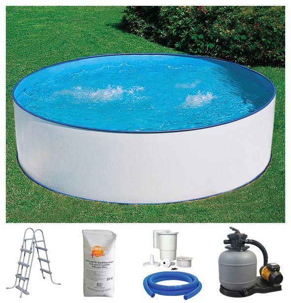 KONIFERA Rundpool USEDOM 2 (Komplett-Set, 5-tlg), Höhe 90 cm, in versch. Größen erhältlich von Konifera