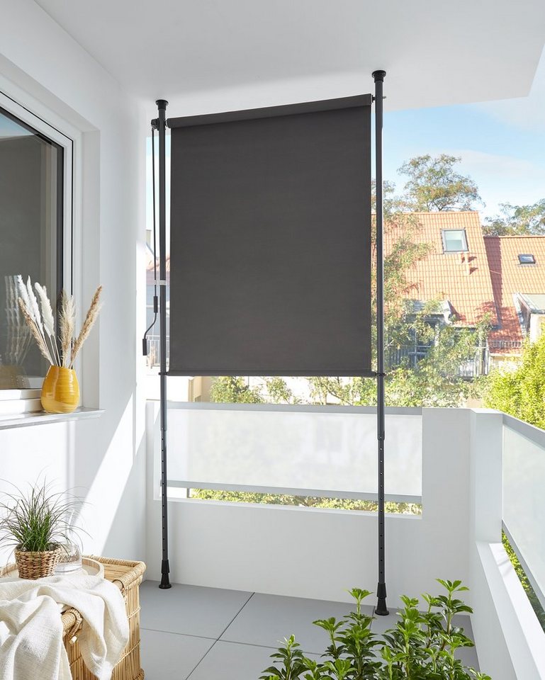 KONIFERA Senkrechtmarkise Klemmmarkise BxH: 120x225 cm, mit Teleskop-Funktion von KONIFERA