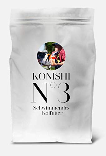 KONISHI Nr 3 Swim Neu Koifutter Fischfutter (1 x 5kg) von KONISHI