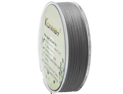 KONMAY 0.32mm Geflochtene Angelschnur mit starker 4-Fach Flechtung,90 Meters Angelschnur geflochten und flexibel,Extra starker Faden zur Schmuckherstellung, Perlenweben, Webstuhlarbeit, Basteln KONMAY 0.32mm Geflochtene Angelschnur mit starker 4-Fach Flechtung,90 Meters Angelschnur geflochten und flexibel,Extra starker Faden zur Schmuckherstellung, Perlenweben, Webstuhlarbeit, Basteln von KONMAY