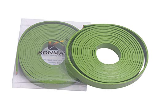 KONMAY 3 Meters 10.0x2.0mm Lederband Flach/Lederstreifen/Lederriemen, Grün KONMAY 3 Meters 10.0x2.0mm Lederband Flach/Lederstreifen/Lederriemen, Grün von KONMAY