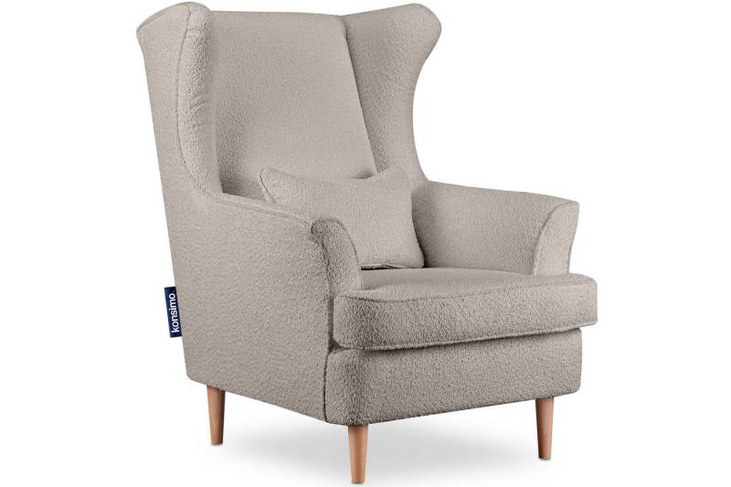 KONSIMO® Ohrensessel STRALIS Sessel, zeitloses Design von KONSIMO®