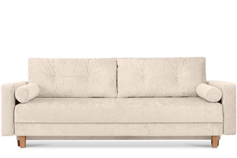 KONSIMO® Schlafsofa ERISO Sofa 3-Personen, Liegfläche 196x150 cm, Chenille-Oberstoff, mit Schlaffunktion von KONSIMO®