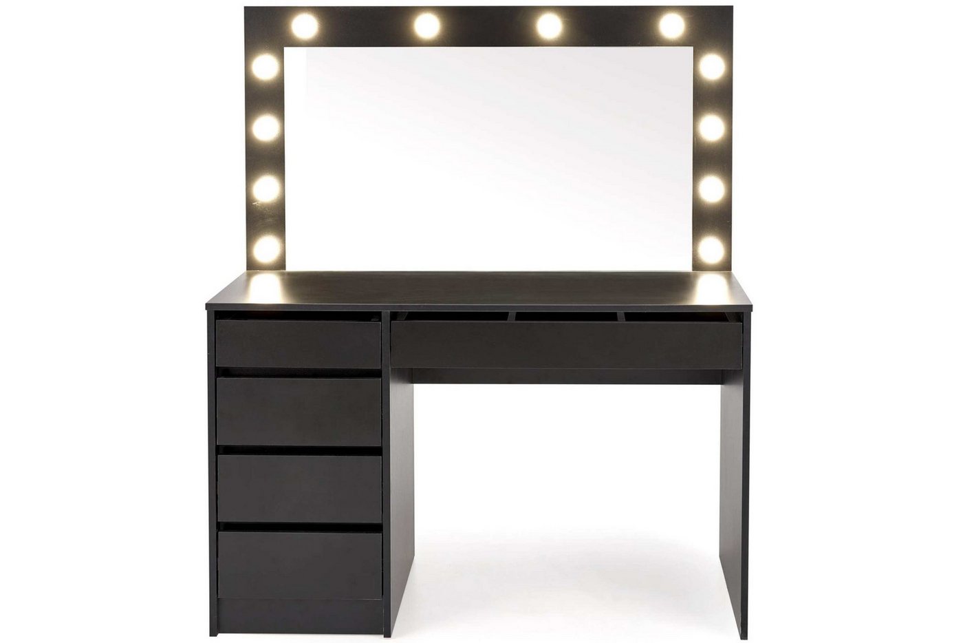 KONSIMO® Schminktisch FABIOSO mit LED-Beleuchtung, Elegant, mit Schubladen, viel Stauraum von KONSIMO®