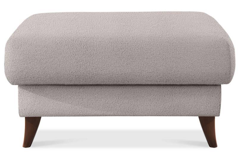 KONSIMO® Sitzhocker mit Stauraum GUSTAVO hergestellt in der EU, handgefertigt, braun Füße 13 cm, Elegant von KONSIMO®