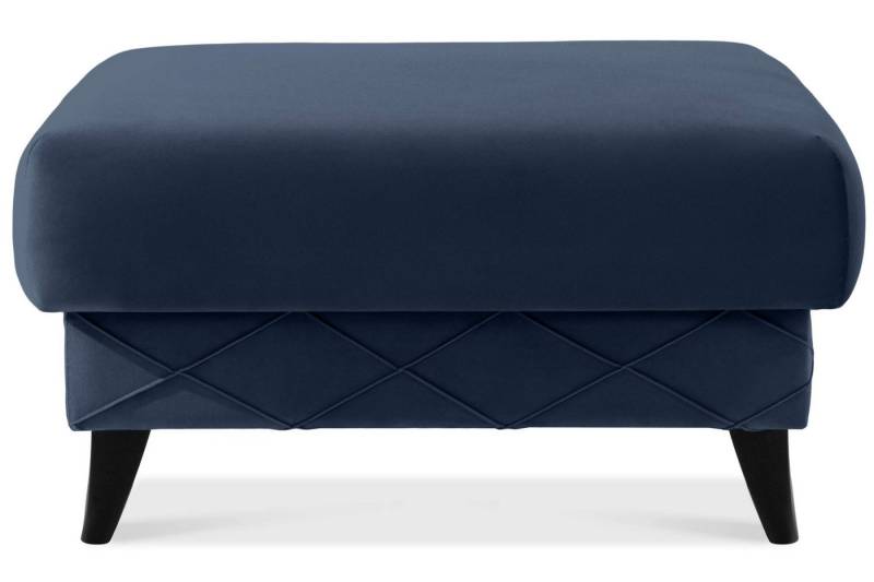 KONSIMO® Sitzhocker mit Stauraum GUSTAVO hergestellt in der EU, handgefertigt, eleganten Nähten, Füße 13 cm von KONSIMO®