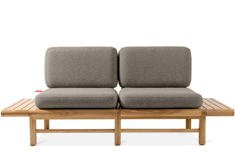 KONSIMO® Sofa ATREDA Gartensofa 2-Sitzer, mit beideseitig Ablagen, hergestellt in der EU von KONSIMO®