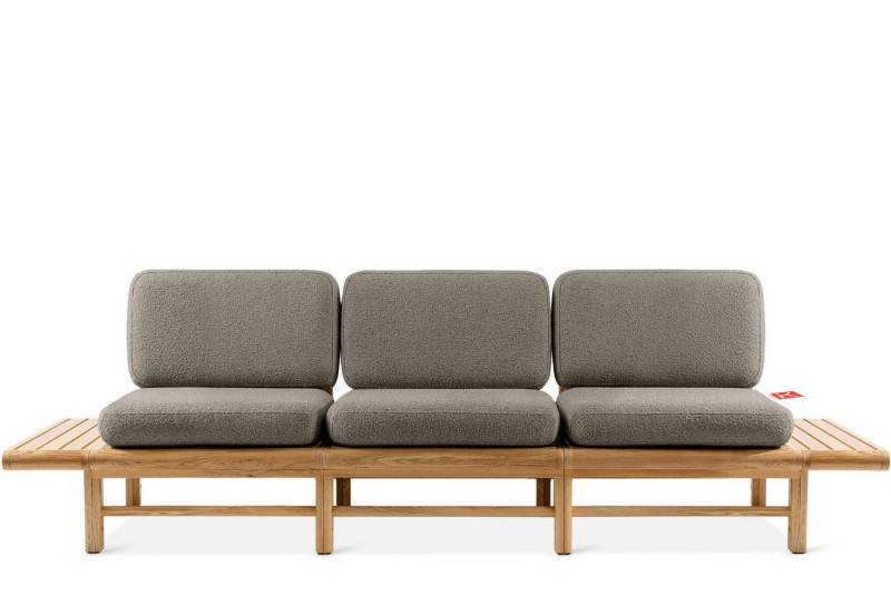 KONSIMO® Sofa ATREDA Gartensofa 3-Sitzer, mit beideseitig Ablagen, hergestellt in der EU von KONSIMO®