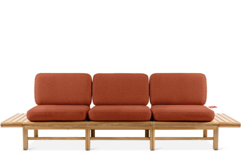 KONSIMO® Sofa ATREDA Gartensofa 3-Sitzer, mit beideseitig Ablagen, hergestellt in der EU von KONSIMO®