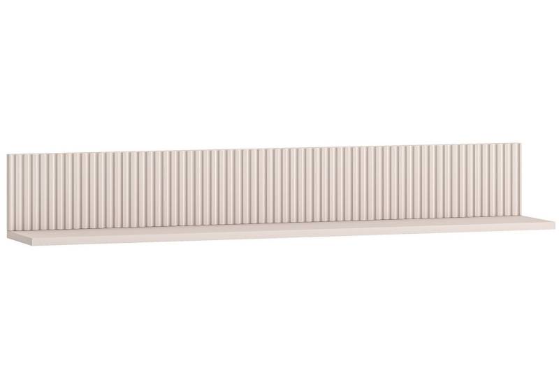 KONSIMO® Wandregal NALIA hergestellt in der EU, mit eleganter Riffelung, Breite 120 cm, Wandboard von KONSIMO®