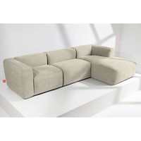 Buffo Ecksofa Rechts mit extrem weicher und bequemer Sitz, ecrufarben - Konsimo Buffo Ecksofa Rechts mit extrem weicher und bequemer Sitz, ecrufarben - Konsimo von KONSIMO