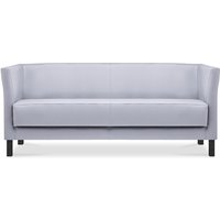 Especto Modernes Sofa 3 Sitzer aus Kunstleder, grau - Konsimo von KONSIMO