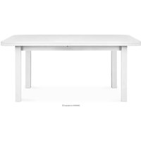 Esstisch Esszimmertisch Küchentisch ausziehbar cospe, Weiß, Furnier, Modern, 140-180x76,5x80 cm - Konsimo von KONSIMO