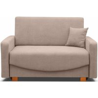 Inca Kindersofa 2-Sitzer mit Schlaffunktion, beige - Konsimo von KONSIMO