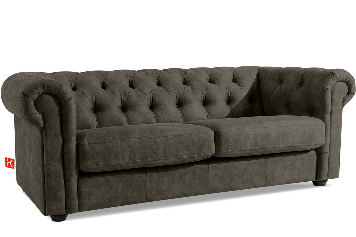 KONSIMO® Chesterfield-Sofa GRAVO 3-Sitzer Sofa, Einzelsofa, hergestellt in der EU, handgefertigte Steppung, elegante Armlehnen, Sitzkissen KONSIMO® Chesterfield-Sofa GRAVO 3-Sitzer Sofa, Einzelsofa, hergestellt in der EU, handgefertigte Steppung, elegante Armlehnen, Sitzkissen von KONSIMO®