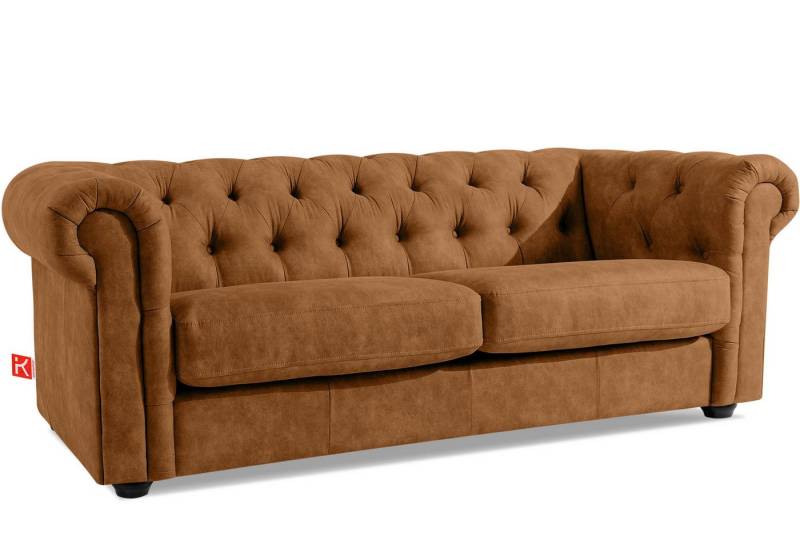 KONSIMO® Chesterfield-Sofa GRAVO 3-Sitzer Sofa, Einzelsofa, hergestellt in der EU, handgefertigte Steppung, elegante Armlehnen, Sitzkissen KONSIMO® Chesterfield-Sofa GRAVO 3-Sitzer Sofa, Einzelsofa, hergestellt in der EU, handgefertigte Steppung, elegante Armlehnen, Sitzkissen von KONSIMO®