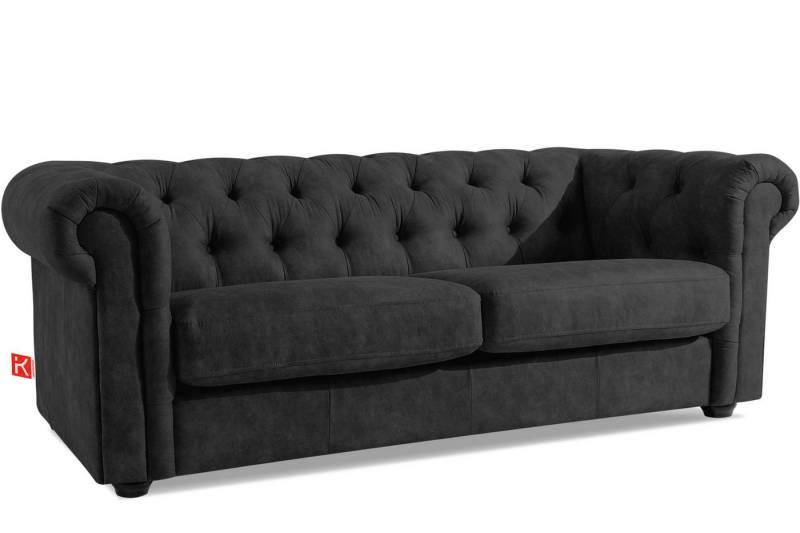 KONSIMO® Chesterfield-Sofa GRAVO 3-Sitzer Sofa, Einzelsofa, hergestellt in der EU, handgefertigte Steppung, elegante Armlehnen, Sitzkissen KONSIMO® Chesterfield-Sofa GRAVO 3-Sitzer Sofa, Einzelsofa, hergestellt in der EU, handgefertigte Steppung, elegante Armlehnen, Sitzkissen von KONSIMO®