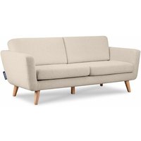 KONSIMO Klassische Sofas 3 Personen mit Armlehnen "TAGIO", Cremig, Stoff, Scandinavian, 190x80x88cm KONSIMO Klassische Sofas 3 Personen mit Armlehnen "TAGIO", Cremig, Stoff, Scandinavian, 190x80x88cm von KONSIMO