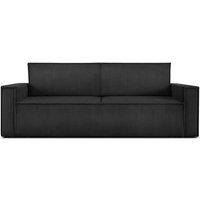 KONSIMO NAPI Schlafsofa in Pet Friendly Cord-Stoff, dunkelgrau von KONSIMO