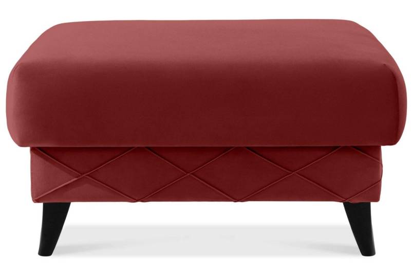KONSIMO® Sitzhocker mit Stauraum GUSTAVO III hergestellt in der EU, handgefertigt, eleganten Nähten, Füße 13 cm von KONSIMO®