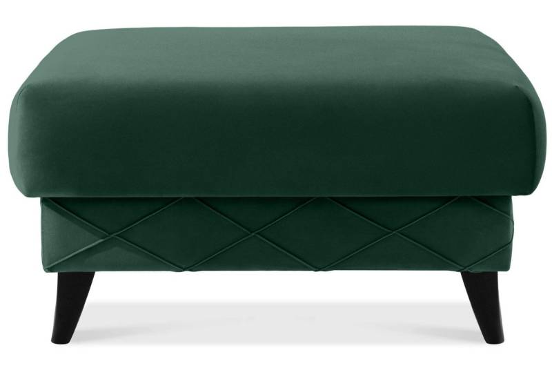 KONSIMO® Sitzhocker mit Stauraum GUSTAVO III hergestellt in der EU, handgefertigt, eleganten Nähten, Füße 13 cm von KONSIMO®