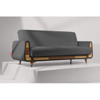 Konsimo - gustavo ii Sofa 3 Personen, Dunkelgrau von KONSIMO