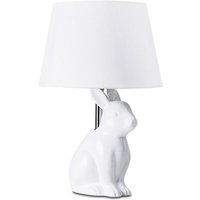 Konsimo - lepus Tischlampe mit Kaninchenmotiv, Weiß von KONSIMO