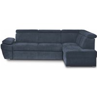 Ratlo Ecksofa , Schlaffunktion, 4 /5 Sitzer, Bettkasten, blau - Konsimo Ratlo Ecksofa , Schlaffunktion, 4 /5 Sitzer, Bettkasten, blau - Konsimo von KONSIMO