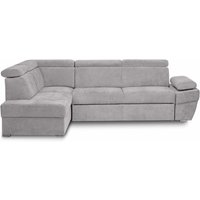 Ratlo Ecksofa , Schlaffunktion, 4 /5 Sitzer, Bettkasten, hellgrau - Konsimo Ratlo Ecksofa , Schlaffunktion, 4 /5 Sitzer, Bettkasten, hellgrau - Konsimo von KONSIMO