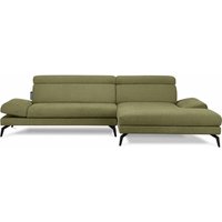 Renar Ecksofa Modern, 4 Sitzer, bewegliche Kopfstütze, Grün - Konsimo Renar Ecksofa Modern, 4 Sitzer, bewegliche Kopfstütze, Grün - Konsimo von KONSIMO