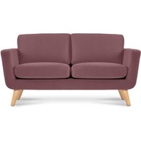 Konsimo - Schlafsofa mit Armlehnen tagio, Rosa, Stoff, Scandinavian, 153x80x84 cm von KONSIMO