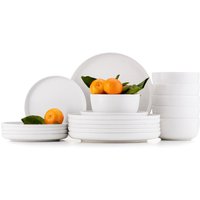 Tafelservice victo (18-tlg.) Weiß Keramik 20x27x14.5cm - Konsimo von KONSIMO