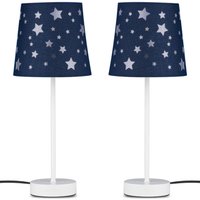 Tati 2er Set Tischlampen, Blau - Konsimo von KONSIMO